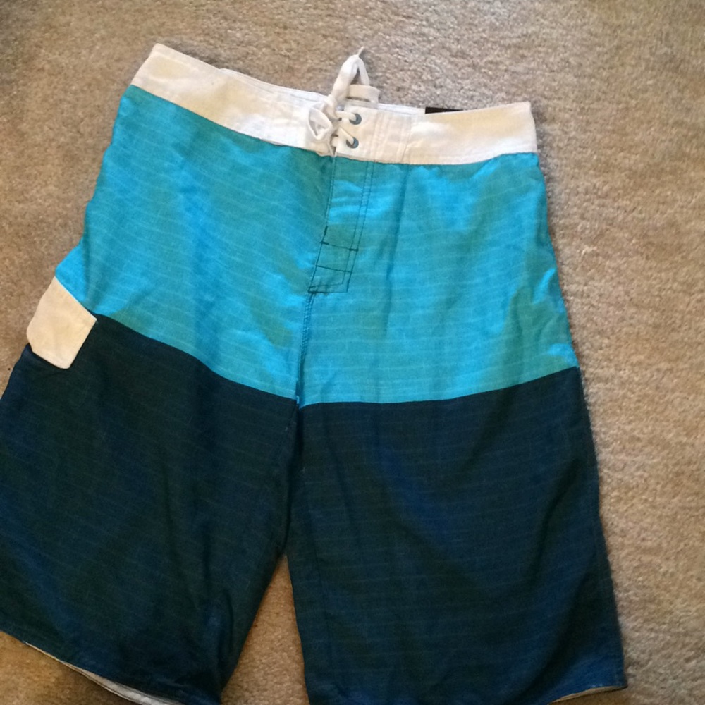 Burn Side Men’s Swim Trunk Shorts NWT Size 30 blue